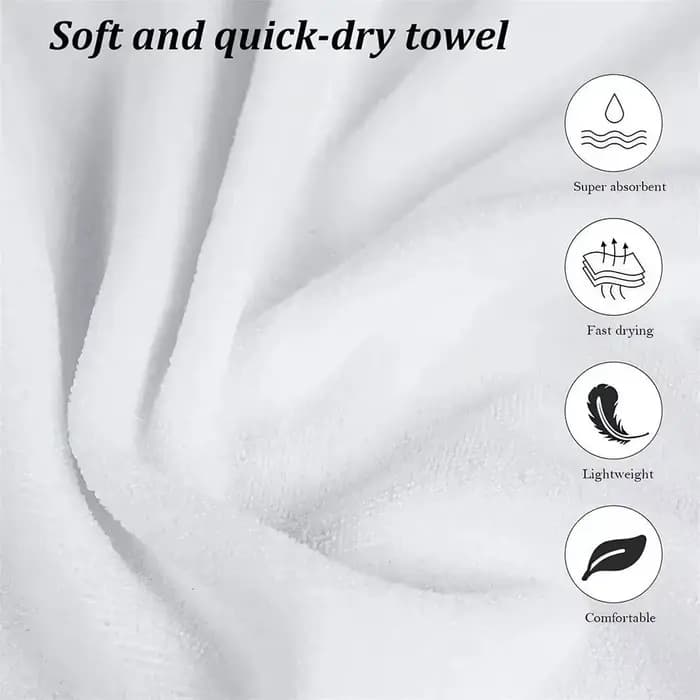 Serviette de plage en polyester à séchage rapide