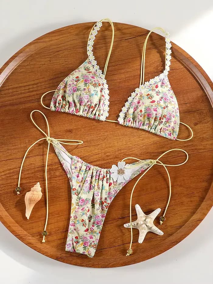 Bikinis femmes maillots de bain Triangle maillots de bain maillot de bain bandeau femme Biquini solide Sexy Bikini ensemble été