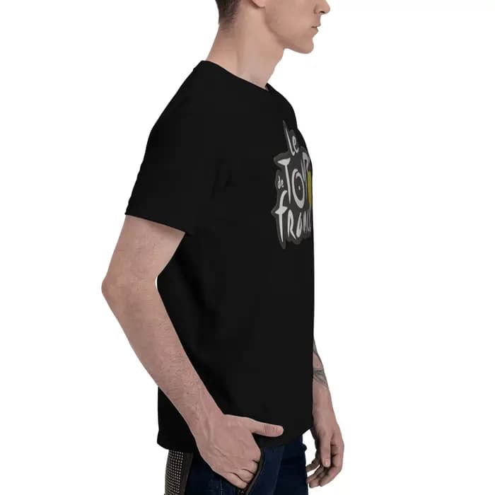 T-shirt en coton 100% avec motif Tour de France, t-shirts Tour de France pour hommes