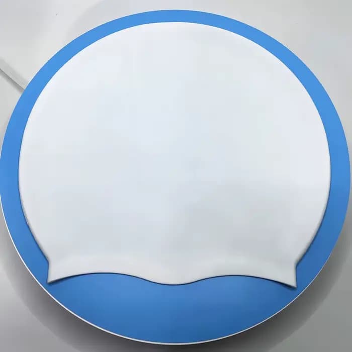 Grand bonnet de bain en Silicone, bonnet de bain imperméable en Silicone, conçu pour les cheveux longs, antidérapant, 1 pièce