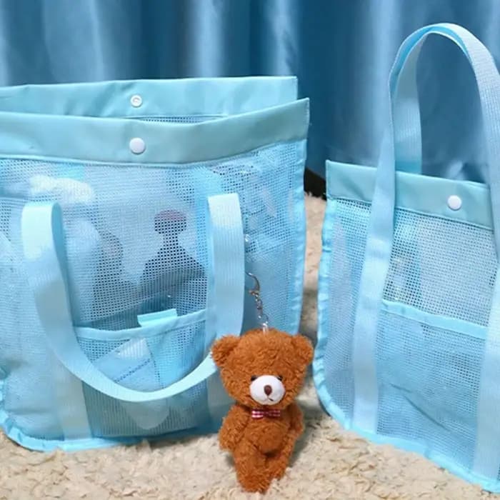 Sac de bain grande capacité en maille respirante