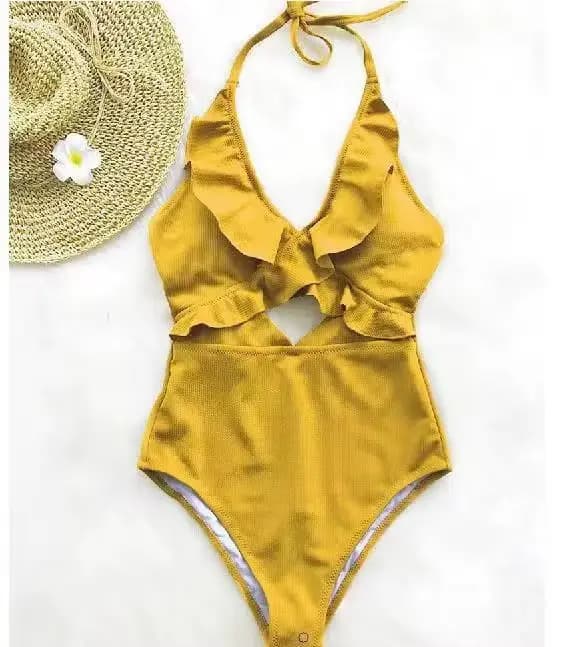 Maillot De Bain une pièce à volants
