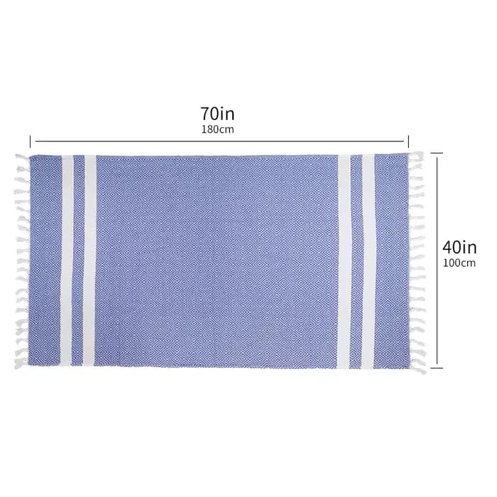 Grande couverture de serviette de plage turque