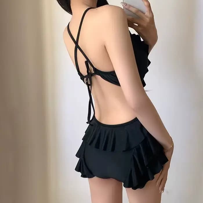 Maillot de bain une pièce de style coréen à la mode pour femmes