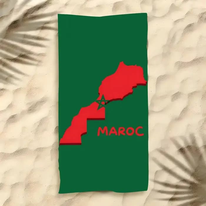 Serviette de plage en polyester à séchage rapide