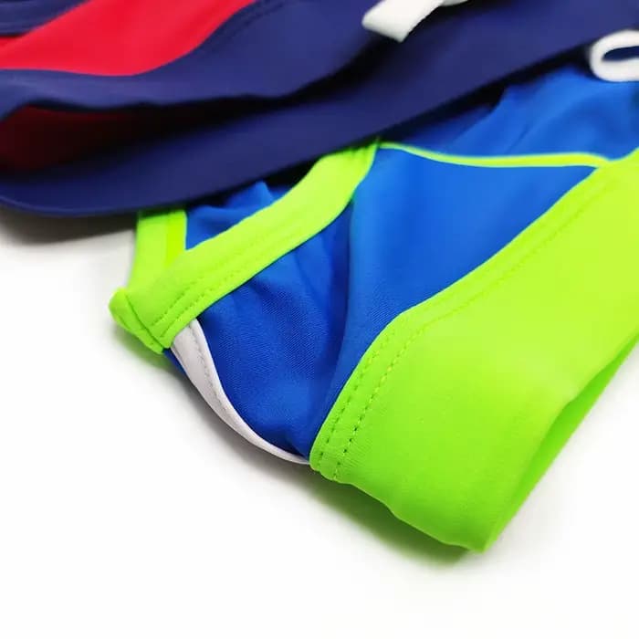 Maillot de bain pour hommes, culotte de plage, Sexy, respirant, culotte hi-q, Boxer, costume de bain, short de plage assorti, sunga