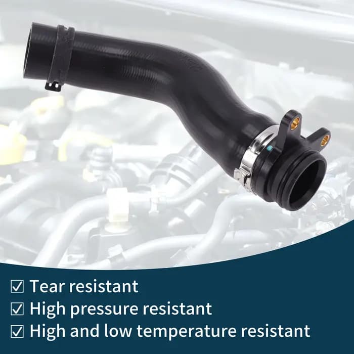 Motoforti tuyau de radiateur tuyau de chauffage No.LR083328 pour Land Rover Tube de liquide de refroidissement en caoutchouc 1 pièce
