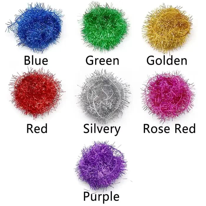 MNFT 2 mètres/sac Crystal Palmer Ice Chenille-7 couleurs-matériaux d'attache de mouche