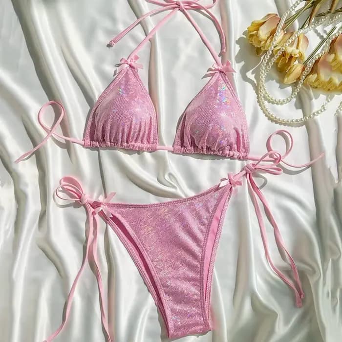 Maillot de bain à sequins pour femmes