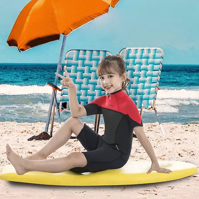 Maillot de bain court thermique enfant Surf néoprène combinaison enfants
