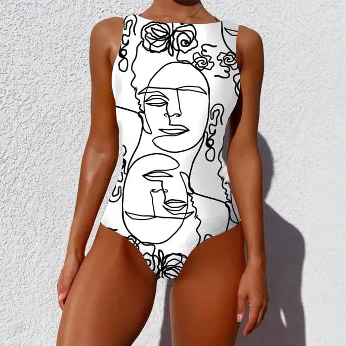 Maillot de bain une pièce pour femme