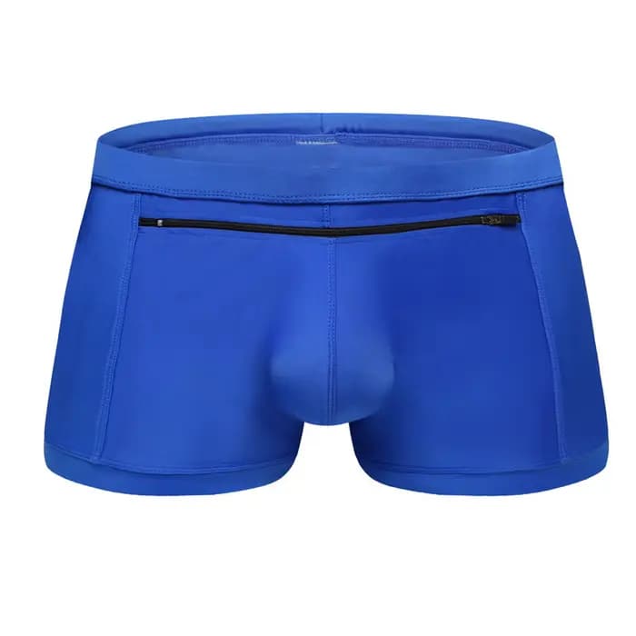 Maillot de bain pour hommes, boxer d'été, maillot de bain de plage, fermeture éclair, respirant, short de bain, sport, ropa hombre