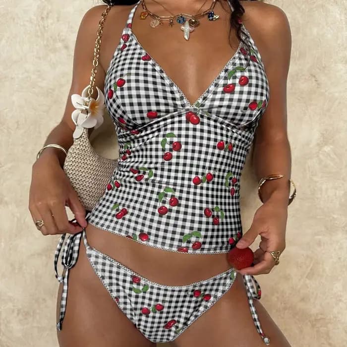Maillot de bain deux pièces Fresh Cherry