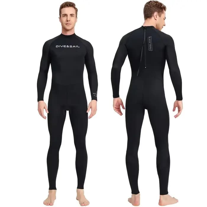 Maillot de bain une pièce à séchage rapide pour hommes, manches longues, en Nylon, Anti-ultraviolet, pour plongée en apnée, surf, Sports aquatiques