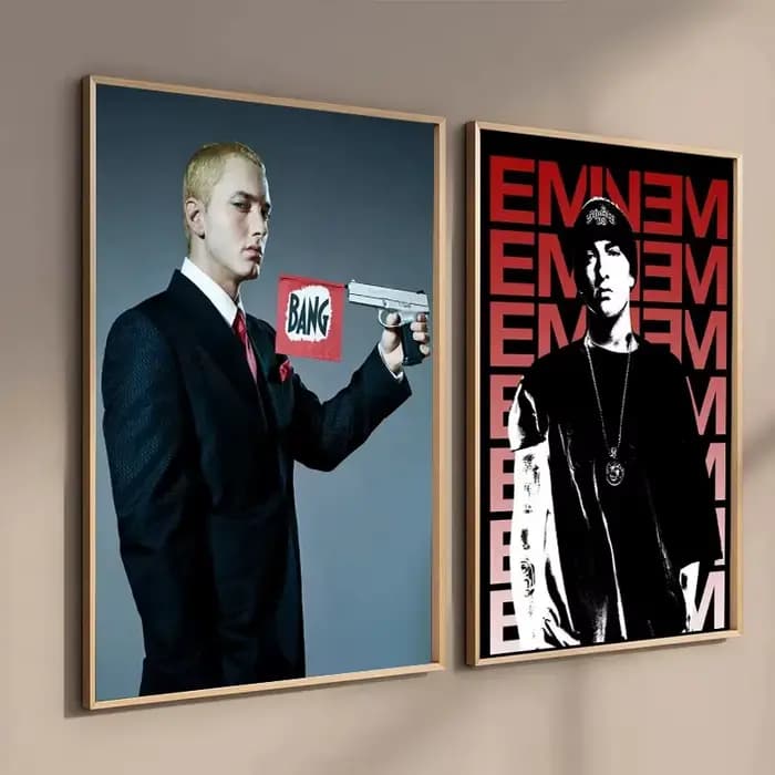 Affiches Eminem 8 Mile affiche Hip Hop rappeur chanteur Eminem affiche toile peinture décor à la maison mur Art pour salon chambre