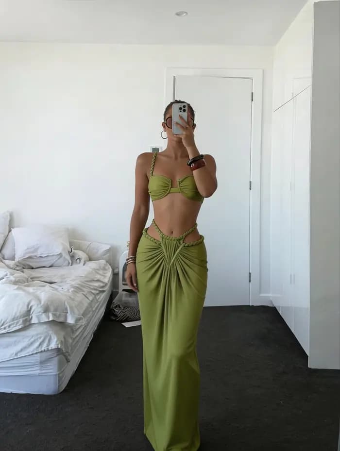 Maillot de bain tressé sexy