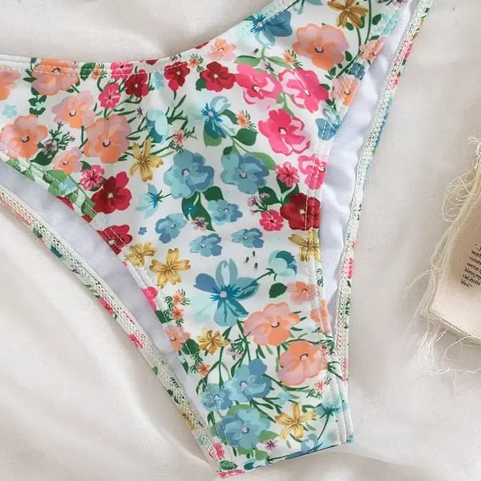 Maillot de bain Bandeau imprimé Floral