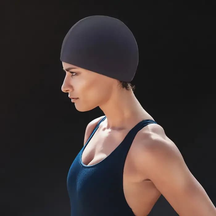 Bonnet de natation élastique en nylon