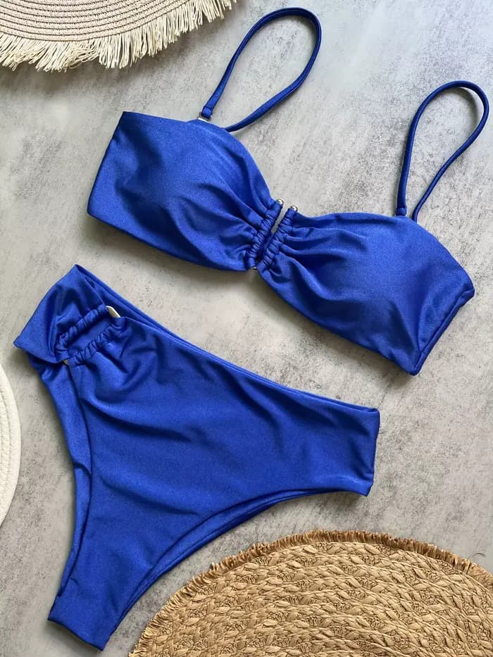 Bandeau Bikini Push Up femmes maillots de bain 2025 Sexy maillot
