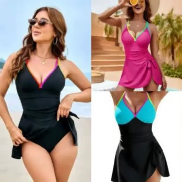 Maillot de bain menstruel une pièce pour femme et adolescente