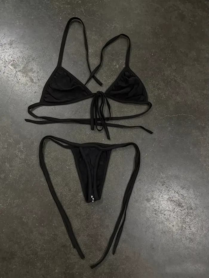 Nouveau bikini sexy à lacets pour femme