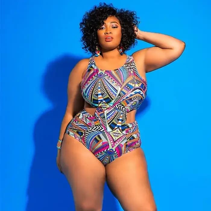 Maillots de bain pour femmes grande taille Sexy une pièce Bikini grand maillot