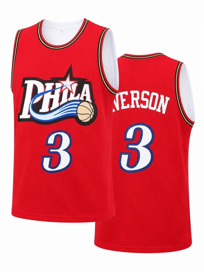 Maillot de basket-ball pour hommes, chemise de sport sans manches noire et rouge, gilet décontracté imprimé en 3D pour hommes et femmes