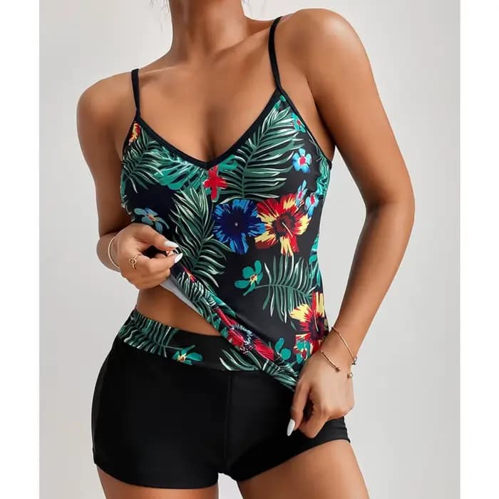 Sexy grands maillots de bain grande taille Tankini ensembles maillot