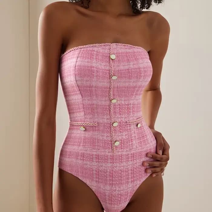 Taille haute femmes Sexy bretelles maillot de bain et Shorts été