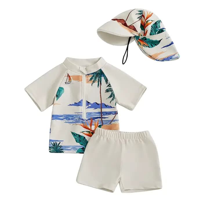 Ensemble de maillot de bain pour bébé garçon
