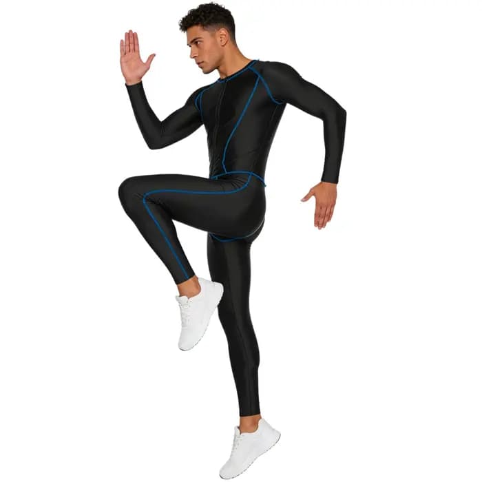 Combinaison de natation brillante pour hommes