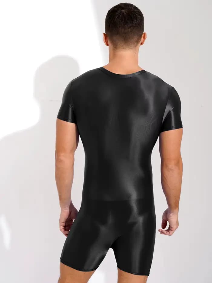 Maillot de bain une pièce brillant pour hommes