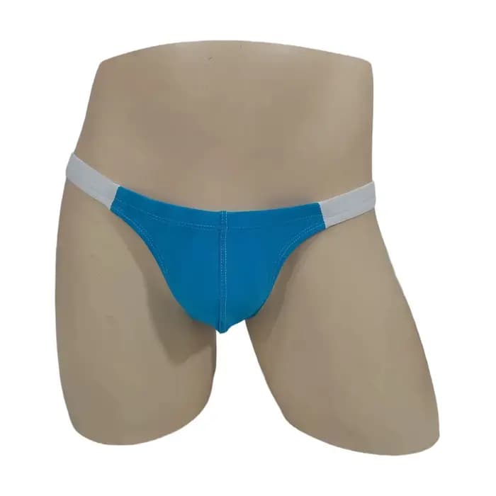 Maillot de bain triangulaire pour homme BOYTHOR avec demi-hanches et cordon de serrage intégré pour la natation et la plage