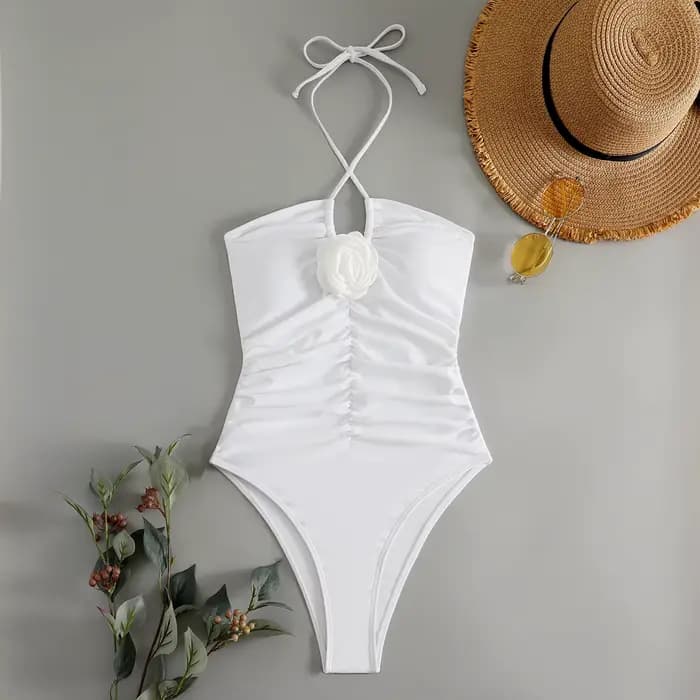 2024 3D fleur maillot de bain une pièce mince maillots