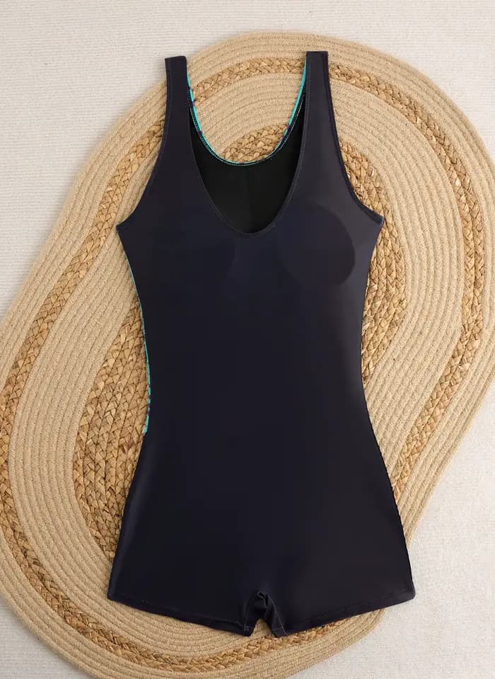 Maillot de bain une pièce imprimé sportif 2026 pour femme