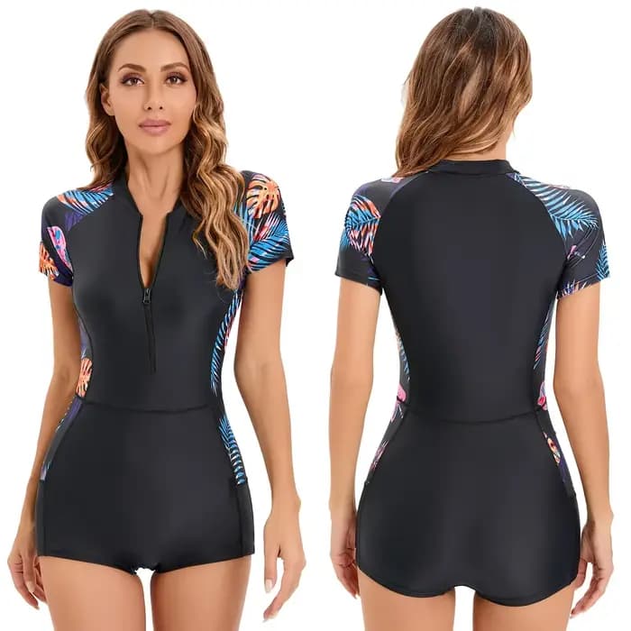 Maillot de bain à manches courtes pour femmes