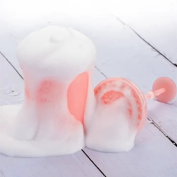 Outil de nettoyage moussant simple pour le visage, la douche, le bain, le shampoing, dispositif à bulles pour crème nettoyante