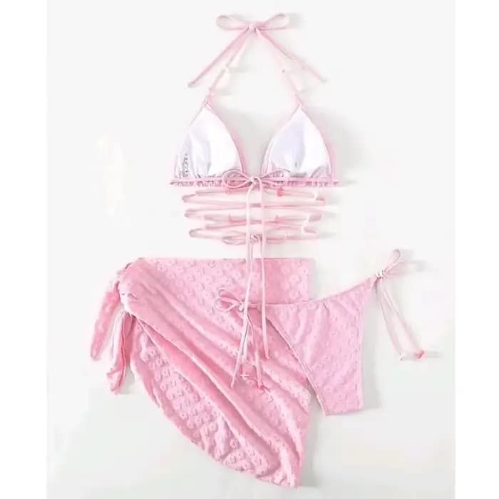 Maillot de bain rose sexy pour femmes
