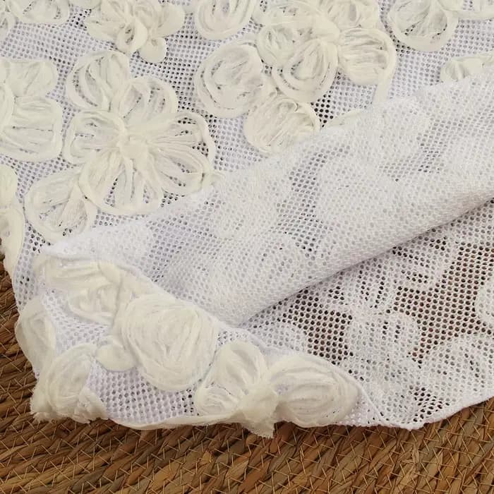 Maillot de bain blanc 3 pièces en dentelle, sexy, ensemble deux pièces, pour femmes, vêtements de plage, avec jupe en dentelle, 2024