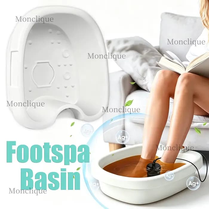 Baignoire de désintoxication ionique pour les pieds, Bassin de trempage multifonctionnel, Seau de spa pour les pieds, Soins de massage et sauna, Aqua
