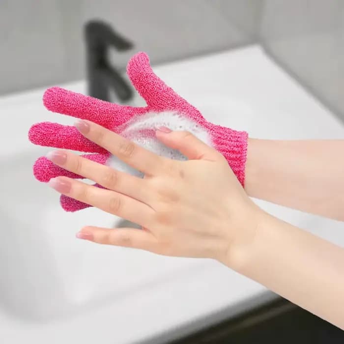 2 pièces/paire bain pour Peeling gant exfoliant