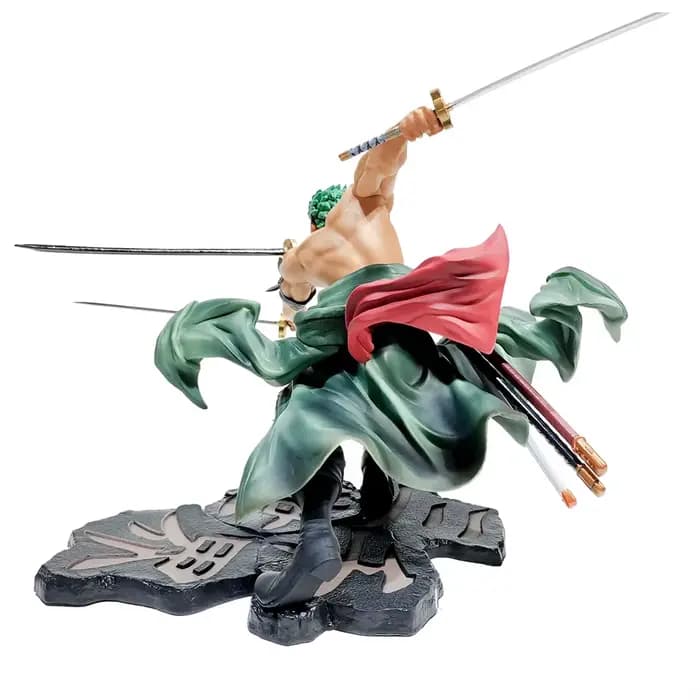 Figurine d'anime One Piece GK Roronoa Zoro Trois lames Sa-maximum Manga Anime Statue Figurine d'action Collection Modèle Jouet en gros