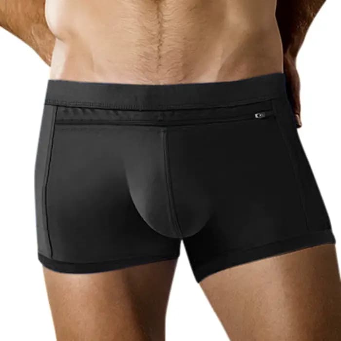Maillot de bain pour hommes, boxer d'été, maillot de bain de plage, fermeture éclair, respirant, short de bain, sport, ropa hombre