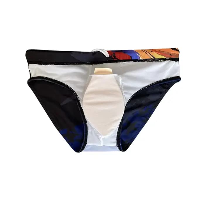 Maillot de bain en nylon taille basse pour hommes