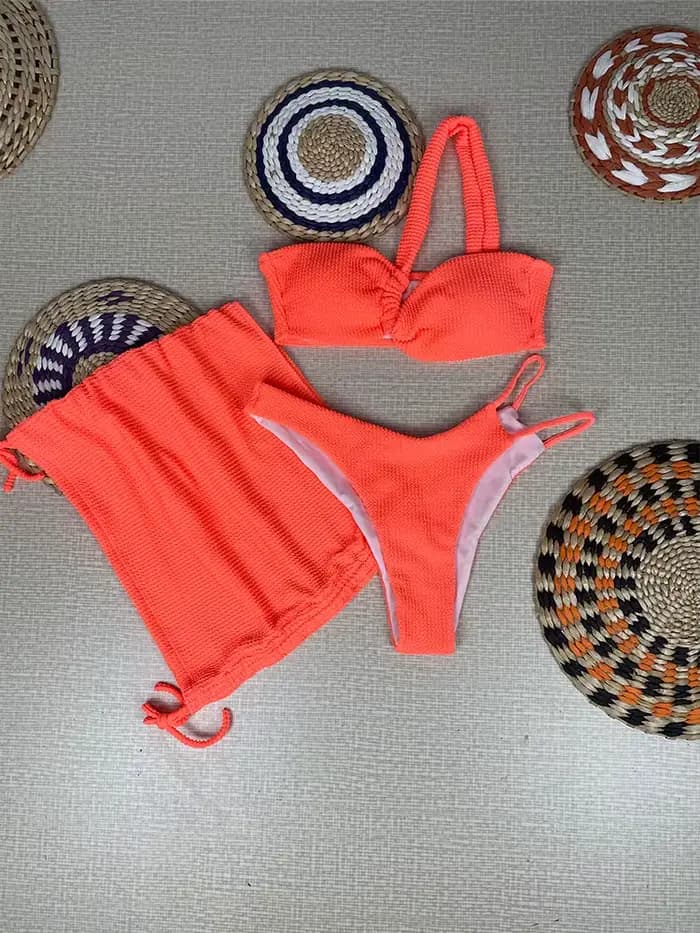 Maillot de bain sexy 3 pièces pour femmes