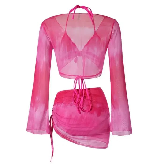 Maillot de bain 4 pièces en maille