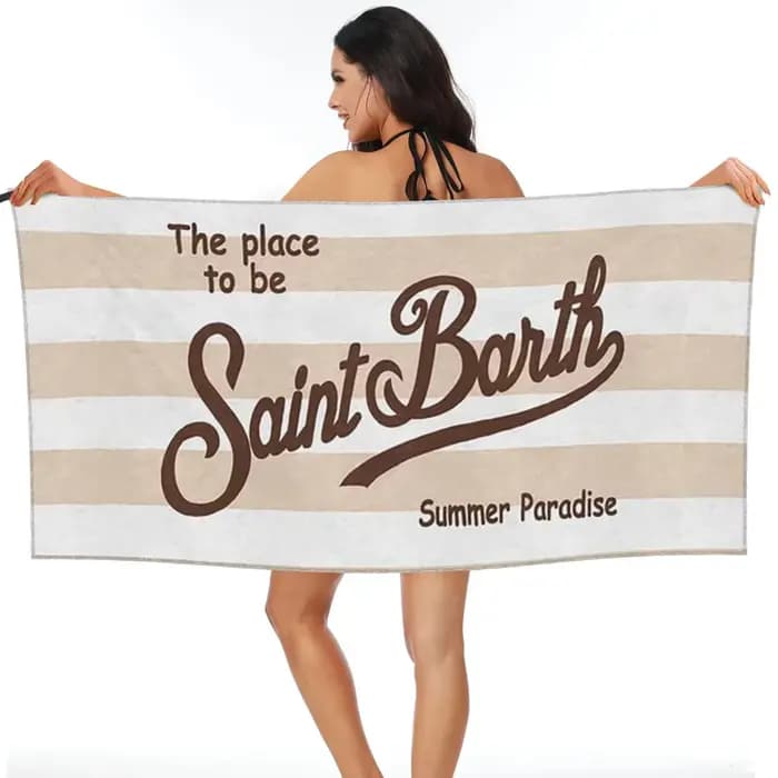 Serviette de plage Saint Barth Summer Paradise