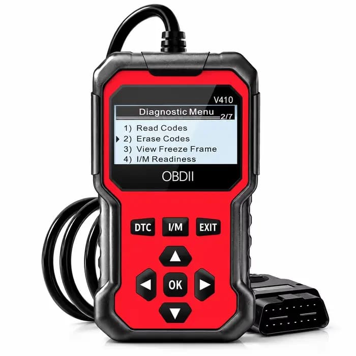 Outil de diagnostic V410 OBD2 pour voitures et camions depuis 1996+, flux de données, prêts pour l'audit I/M, test de tension
