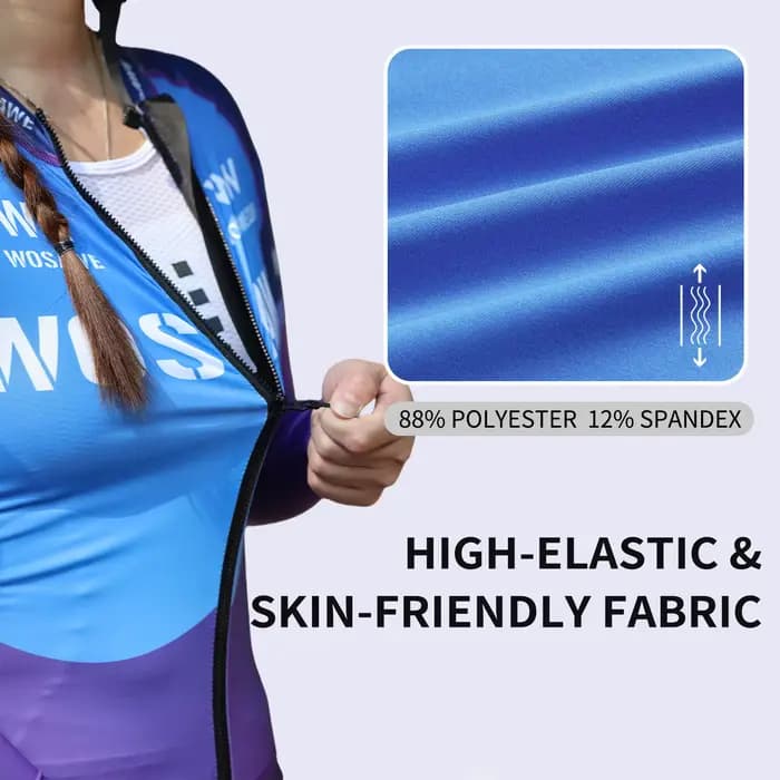 WOSAWE – maillot de cyclisme d'été, respirant, Protection solaire, manches longues, chemise de vélo pour femmes, vêtements de cyclisme avec 3 poches