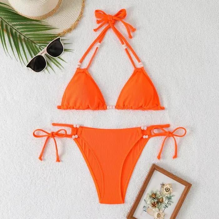 Maillot de bain à lacets pour femmes